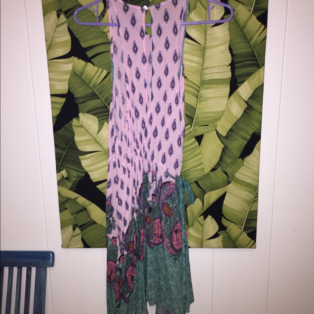 Cotton paisley free people dress only worn twice